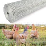 YESON Hardware Cloth 1/2 Inch 48x100 ft, Premium Chicken Wire Mesh Roll with Double Layer Hot Dip Galvanized Welded, Reliable Protection for Chicken Coop Poultry Chicken Wire Fencing