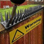 EWENYS Bird Spikes for Fence Tops, Plastic Fence Toppers and Roof Tall Spikes 1.46'' to Keep Pigeon Seagull or Animals Stop, Fox Squirrel Deterrent Fence Anti Climb for Garden Wall(Grey, 21.6ft)