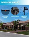 Driveway Net Fence Gate Mesh - Outdoor Barrier Portable for Backyard Yard - Gates Stop Ball Basketball Dogs Pool Garage Area Guard