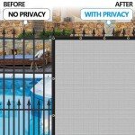 Gekufa Privacy Netting 2mx10m Garden Screening 130g/m² Fence Screening 90% HDPE Outdoor Shading Net UV-Resistant Tear-Resistant Windbreak Netting with Cable Ties, Grey