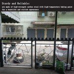 RZGZKLSH 12 Pcs Intruder Deterrent Fence Spikes, Safety Anti Climb Fence Wall Spikes, Outdoor Anti Climb Spikes, Home Security Improvement, Stop Thief, Fence or Wall Decoration(Black