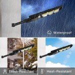 Aofuery Solar Flood Lights Outdoor, Solar Street Lights Outdoor with Motion Sensor, Solar Parking Lot Lights for Roads, Garages, Yards and Barns