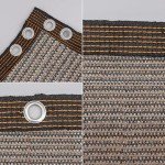 Privacy Fence Screen 6 x 50 ft Garden Privacy Fence Panels Covering Chain Link Garden Fence Heavy Duty Garden Windscreen Fencing Mesh for Outdoor Balcony Backyard Deck Porch Patio (Brown)