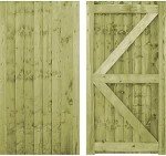 Wooden Featheredge Garden Gate Pedestrian Gate Wooden Pressure Treated 6ft 180cm,wooden garden gate, garden gates wooden, garden gates wooden, (180cm High x 120cm Wide x 6cm Deep)