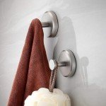 Luxe Hold No-Drill Hooks - 2024 Upgraded Suction Cup Hooks Stainless Steel Waterproof Suction Cup Hooks for Shower/Bathroom/Hanging Towels/Mounting on Glass Shower Doors/Tile/Mirrors (1, Black)