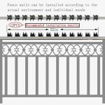 RZGZKLSH 12 Pcs Safety Anti Climb Fence Wall Spikes,Intruder Deterrent Fence Spikes,Outdoor Anti Climb Spikes,Home Security Improvement, Stop Thief, Fence or Wall Decoration(Black)