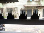 Deterrent Fence Wall Spikes with Screws Security Fence Spikes Outdoor Anti Climb Spikes for Keep Defenders Repellent Thief Away Scare Squirrel Home Security Improvement (Black) (12)