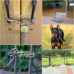 Stainless Steel Chains, Heavy Duty Chain Links, Metal Chain Security Chain, Galvanized Steel Welded Link Chains for Fence Gate Door Bike Bicycle Swing Security Lock Lift Chains (3mm*4m)