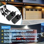 Garage Door Safety Sensor Beam Eyes, Garage Door Opener Parts Compatible with Liftmaster/Sears/Chamberlain/Craftsman/Genie/Linear Replacement (41A5034, 801CB-P) (Beam Eyes + Bracket)