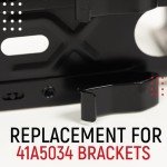 2 Pcs Garage Door Opener Sensor Brackets, 41A5034 Safety Sensor Kit Brackets, Door Sensor for Garage Door Replacement