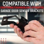 2 Pcs Garage Door Opener Sensor Brackets, 41A5034 Safety Sensor Kit Brackets, Door Sensor for Garage Door Replacement