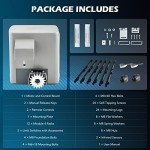 CO-Z RA1401 280W Automatic Sliding Gate Opener Kit, Electric Gate Opener for Doors up to 600kg 12m, Rack Driven Driveway Garage Garden Gate Hardware Kit w Remote Controls Infrared Sensors Gear Racks