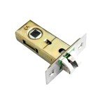 TOP-VIGOR 1Pcs 40mm Tubular Mortice Latch, Forked Tongue Lock Mute Door Latch Sprung for Internal Doors, Lever Door Handles