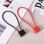 Padlock and Chain,2 Pcs Security Cable Lock,Bin Lock,Padlock Long Shackle Outdoor for Outside Wheelie Bin Suitcase School Gate Bicycle Gym Cabinets,Padlocks with Keys,Flexible Cable Steel Rope.