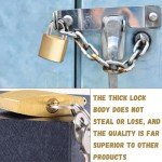 2 Pcs Locker Padlock with Keys, Small Padlock for Locker, 20mm Security Small Lock for Mini Padlock, Key Padlock, Suitcase Lock, Shed, Gate