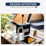 SEPOX® Professional Outdoor Keyed Padlocks Weather-Proof, SUS304 Stainless Steel Shackle & Lock Body 1-9/16", 2Pcs of Lock with Same Keys 4Pcs, for Marine, Industrial, Garden