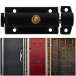 Pack of 2 Stainless Steel Sliding Lock Door Bolts, 59 mm Security Door Bolt with 8 Screws Easy Installation Door Latch, Small Bolt Bolt for Garden Gate, Bathroom, Toilet, Shed