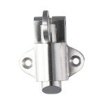 Urjumpea Door Latch Lock Stainless Steel Security Pull Ring Spring Automatic Bounce Door Bolt Gate Latch for Window Shed Gate Toilet Bedroom