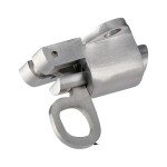 Urjumpea Door Latch Lock Stainless Steel Security Pull Ring Spring Automatic Bounce Door Bolt Gate Latch for Window Shed Gate Toilet Bedroom