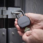 Maudex® PML65 Heavy Duty Padlock - High Security with Boron Alloy Shackle, Weatherproof Design, 5 Brass Keys. for Sheds, Gates, Containers & Outdoor Storage