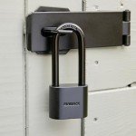 Maudex® PBE40 Padlock - All-Weather Protection with 5 Keys, Brass Cylinder, Weather-Resistant Coating for Outdoor Shed, Gate, Storage & More