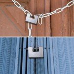 Patioer Heavy Duty Padlock for Shipping Container 94mm D-Shaped Lock for Garage Door, Shed, Shutter, Gate, Warehouse (1 Pack, Keyed Different)