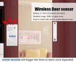 KERUI Wireless Door Alarm System with Remote Control