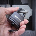 Maudex® IP450 Heavy Duty Padlocks 4-Pack with 12 Keys - Outdoor Weatherproof, Tough Steel Shackle, Durable Rubber Ring with PVC Cover for Gate, Shed, Garage, Fence