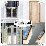 Cabin Hook and Eye Latch, 2PCS Black Gate Latch, Sliding Barn Door Latch Lock, Door Catch Hook for Cabinet Window Shed Garden Fence.