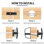 Gnellkoor 5½" Stem Shed Door Latch T-Handle Lock Kit with 4 Keys,Storage Barn Shed Door Hardware Lock Set