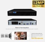 GW Security 8 Channel 4K NVR 5MP H.265 IP Surveillance Camera System with 8 Pieces Super HD 1920P Weatherproof PoE Security Dome Cameras