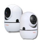 MOBI MobiCam HDX Smart HD Wi-Fi Pan and Tilt Home Monitoring Camera 2 Pack - Home Monitoring System with Two Way Audio - Live Streaming - Instant Alerts