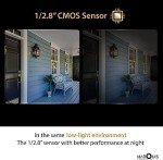 Dahua Starlight 4MP PoE IP Camera, Dome/Turret Secrutiy Camera with IVS,2.8mm Lens 164ft IR Night Vision, Built-in Mic, AI Human Vehicle Detection, IP67, DMSS/SmartPss Lite