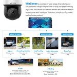 VIKYLIN Outdoor 8MP PTZ POE+Starlight IP Camera 25x Optical Zoom,4K@30fps Auto Tracking,5mm-125 mm Lens High Speed Dome(240°/s), AI Face/Human/Vehicle Detection, Perimeter Protection, 328ft IR Outdoor