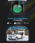 VIKYLIN Outdoor 8MP PTZ POE+Starlight IP Camera 25x Optical Zoom,4K@30fps Auto Tracking,5mm-125 mm Lens High Speed Dome(240°/s), AI Face/Human/Vehicle Detection, Perimeter Protection, 328ft IR Outdoor