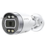 SMARTG Outdoor Bullet Camera,1080P HD, 100ft Night Vision, 2-Way Talk,2.4G Wi-Fi, 120° Viewing Angle, Micro SD Card, Cloud Storage, Siren Alarm, Compatible with Alexa, Works with Google Assistant