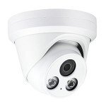HITOSINO 5MP Wired PoE IP Camera Outdoor, Human/Vehicle Detection, 0.004Lux Low Illumination,164ft EXIR Distance, 1/2.8'' CMOS, 2.8mm Lens for 110° Wide Angle, Built-in Mic, IP67 Waterproof