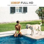 SMARTG Outdoor Bullet Camera,1080P HD, 100ft Night Vision, 2-Way Talk,2.4G Wi-Fi, 120° Viewing Angle, Micro SD Card, Cloud Storage, Siren Alarm, Compatible with Alexa, Works with Google Assistant