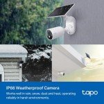 Tapo C425 KIT(Renewed) 2K 4MP QHD Solar Security Camera, with Rechargeable Battery, Solar Panel for Continuous Power,Indoor&Outdoor, Color Night Vision,AI Detection,Works with Alexa, No Monthly Fee