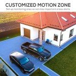 SMARTG Outdoor Bullet Camera,1080P HD, 100ft Night Vision, 2-Way Talk,2.4G Wi-Fi, 120° Viewing Angle, Micro SD Card, Cloud Storage, Siren Alarm, Compatible with Alexa, Works with Google Assistant