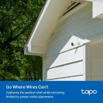 Tapo C425 KIT(Renewed) 2K 4MP QHD Solar Security Camera, with Rechargeable Battery, Solar Panel for Continuous Power,Indoor&Outdoor, Color Night Vision,AI Detection,Works with Alexa, No Monthly Fee