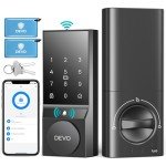 Devo G5 Smart Door Lock, Keyless Entry Door Lock with Doorbell, Built-in WiFi Deadbolt Lock for Front Door,No Hub, App Remote Control, Auto-Lock, IP54 Waterproof, BHMA Grade 3
