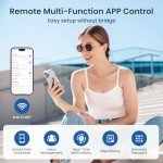 Devo G5 Smart Door Lock, Keyless Entry Door Lock with Doorbell, Built-in WiFi Deadbolt Lock for Front Door,No Hub, App Remote Control, Auto-Lock, IP54 Waterproof, BHMA Grade 3