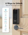 Devo G1 Video Smart Lock, 3-in-1 Camera+Doorbell+Fingerprint Keyless Entry Door Lock, Wi-Fi Smart Deadbolt Lock for Front Door, App Remote Control, Human Detection, IP65 Waterproof, BHMA Grade 3