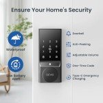 Devo G5 Smart Door Lock, Keyless Entry Door Lock with Doorbell, Built-in WiFi Deadbolt Lock for Front Door,No Hub, App Remote Control, Auto-Lock, IP54 Waterproof, BHMA Grade 3