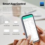 YoLink Smart Deadbolt Lock with Fingerprint, Keypad, IC Card, YoLink Fob and YoLink App Control – LoRa Long Range, Alexa, Goolge, IFTTT and Home Assistant – YoLink Hub Required