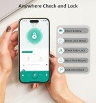 WiFi Deadbolt Smart Lock Fingerprint - HEANTLE Keyless Entry Keypad Door Locks Electronic Front Door Locks Bluetooth Auto Lock Deadbolt Alexa APP Remote Control via WiFi