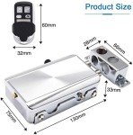HONUTIGE Electronic Deadbolt Door Lock, Smart Wireless Anti-Theft Home Security Keyless Deadbolt Access Control System with 4 Remote Control