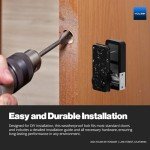 YoLink Smart Deadbolt Lock with Fingerprint, Keypad, IC Card, YoLink Fob and YoLink App Control – LoRa Long Range, Alexa, Goolge, IFTTT and Home Assistant – YoLink Hub Required
