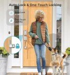 WiFi Deadbolt Smart Lock Fingerprint - HEANTLE Keyless Entry Keypad Door Locks Electronic Front Door Locks Bluetooth Auto Lock Deadbolt Alexa APP Remote Control via WiFi